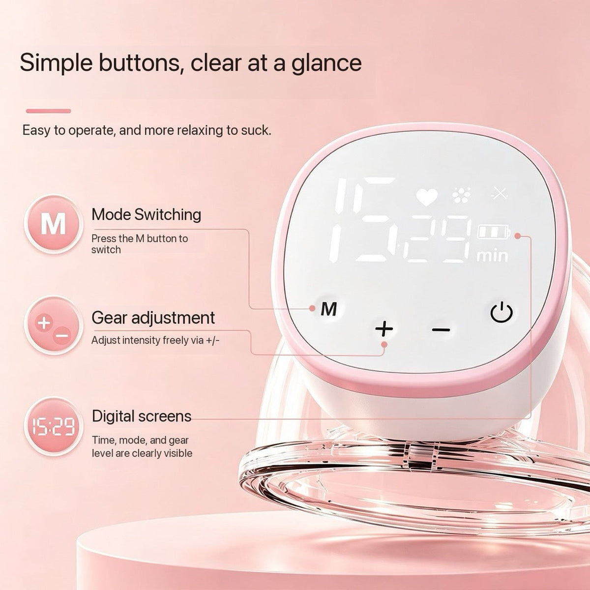 Wearable Electric Breast Pump – Hands-Free