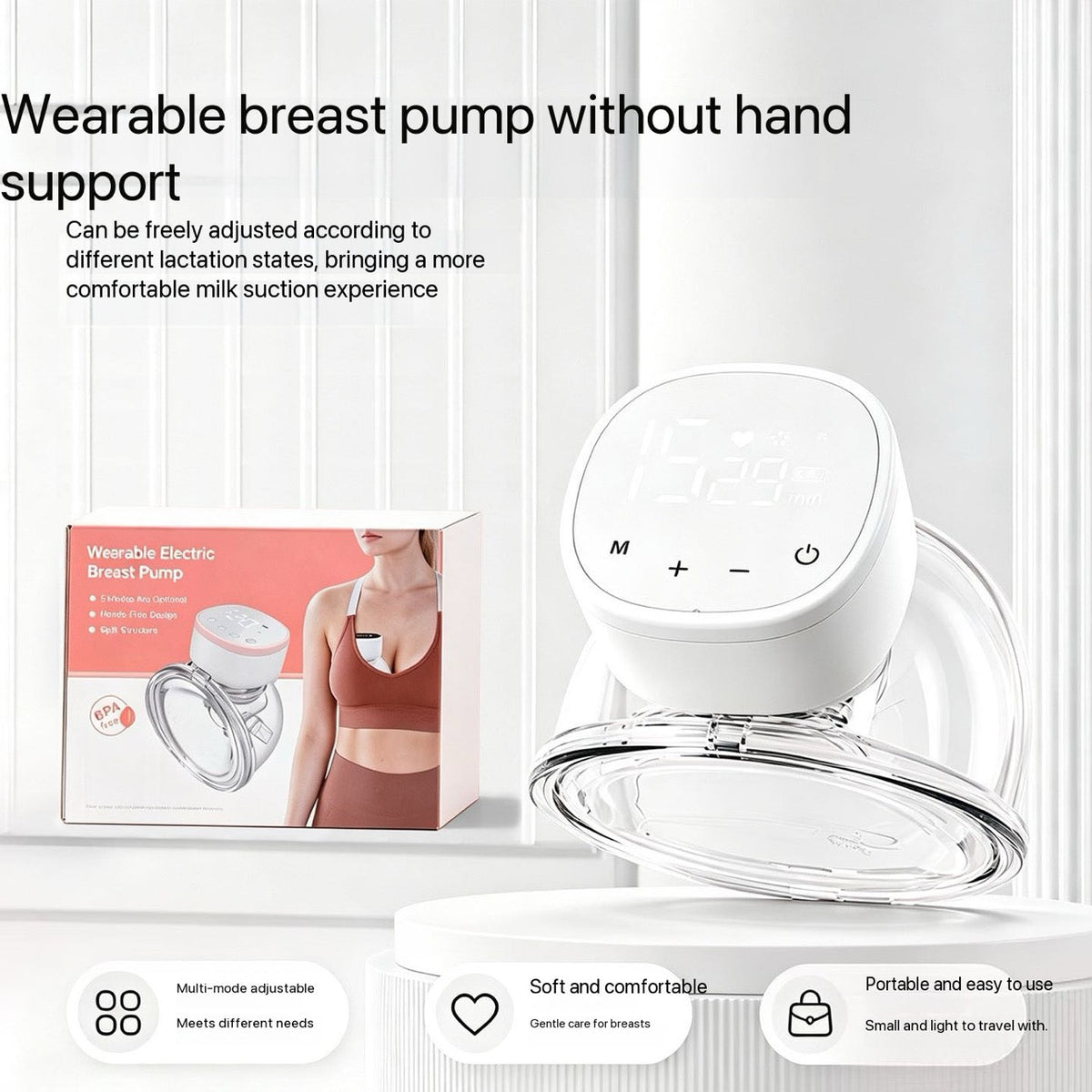Wearable Electric Breast Pump – Hands-Free