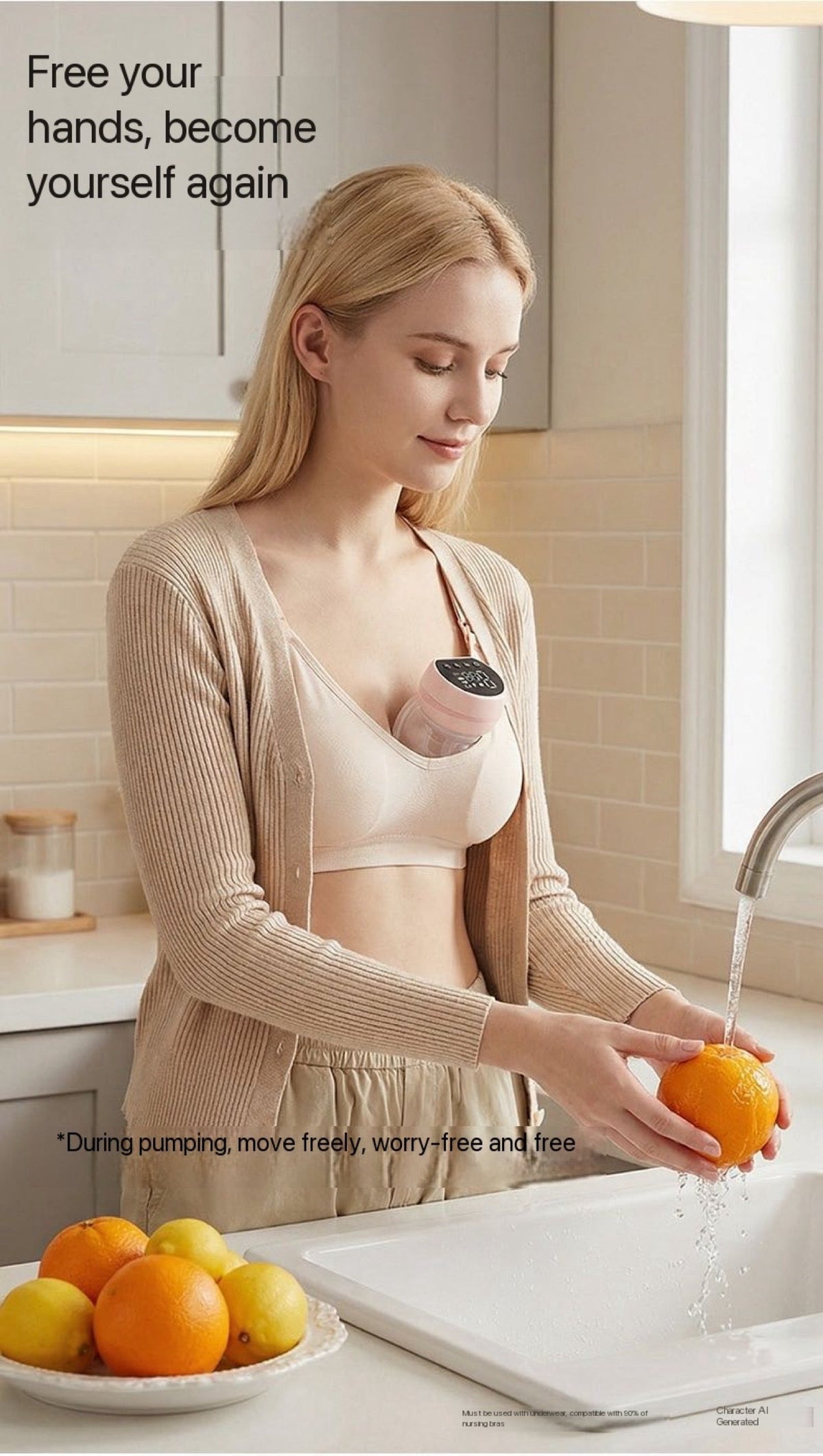 Wearable Electric Breast Pump – Hands-Free