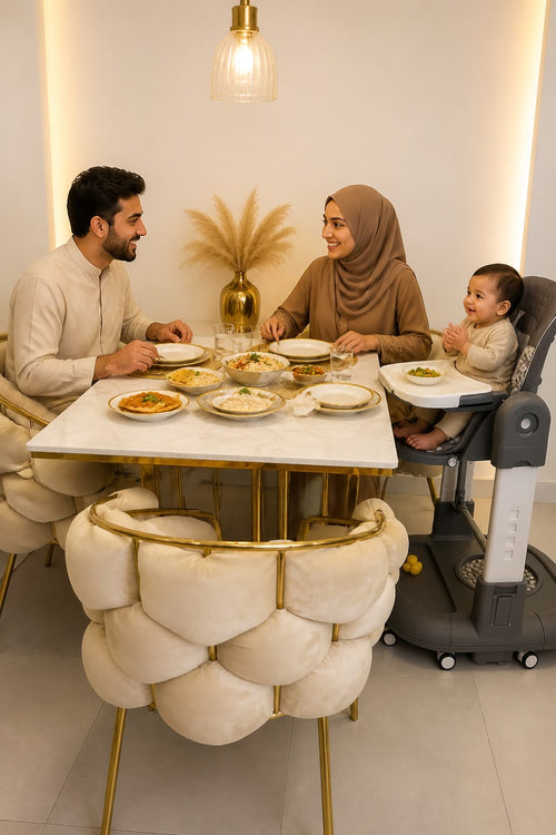 3-in-1 Baby High Chair, Swing & Walker with Tray