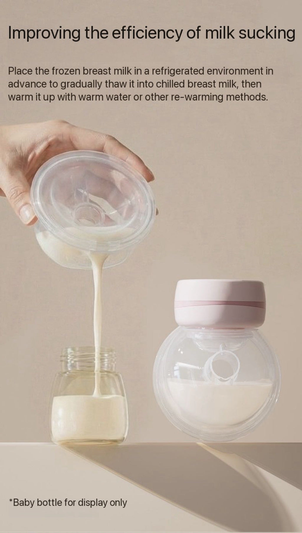 Wearable Electric Breast Pump – Hands-Free