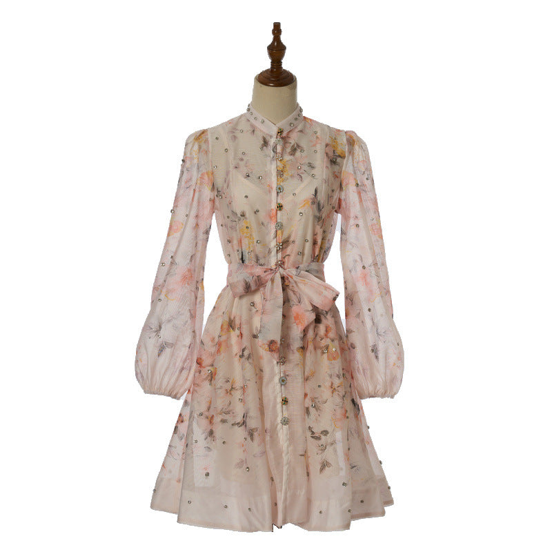 Rosalie Mini – Taupe Floral