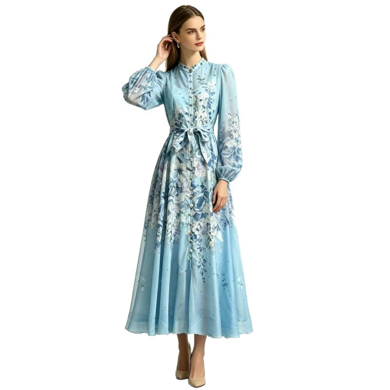 Rosalie Embellished Floral Maxi Dress