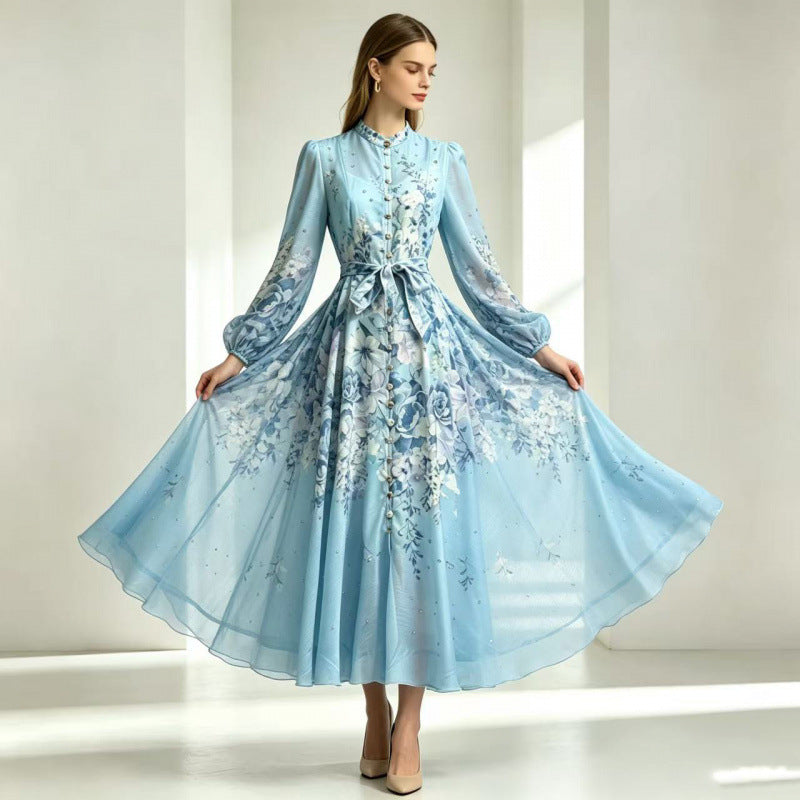 Rosalie Embellished Floral Maxi Dress