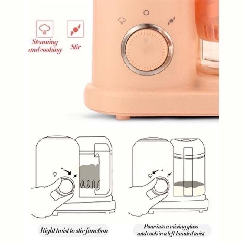 Gobez Babycook Baby Food Grinder with Steam Cylinder 2in1