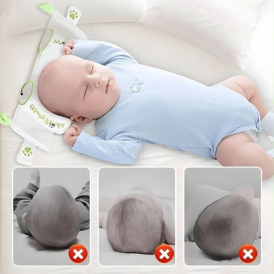 Infant Baby Head Shaping Pillow - Sweet Dream Angel Wings