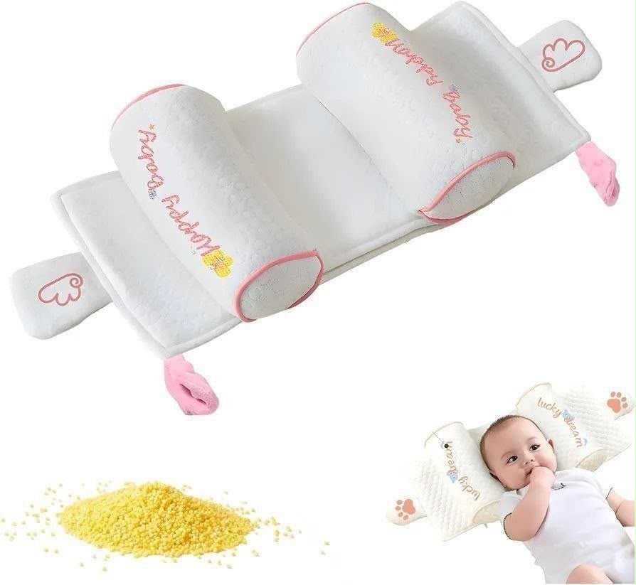 Infant Baby Head Shaping Pillow - Sweet Dream Angel Wings