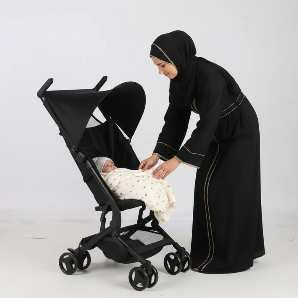 Mughamara Foldable Backpack Stroller (AG1309) | عربة أطفال قابلة للطي إلى حقيبة ظهر
