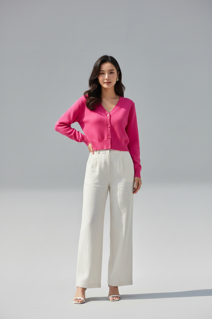 Pink Cardigan