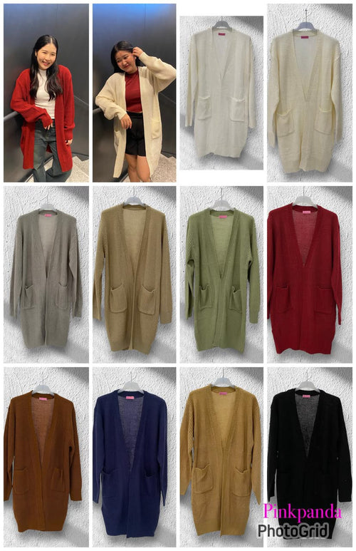 Long Knit Cardigan